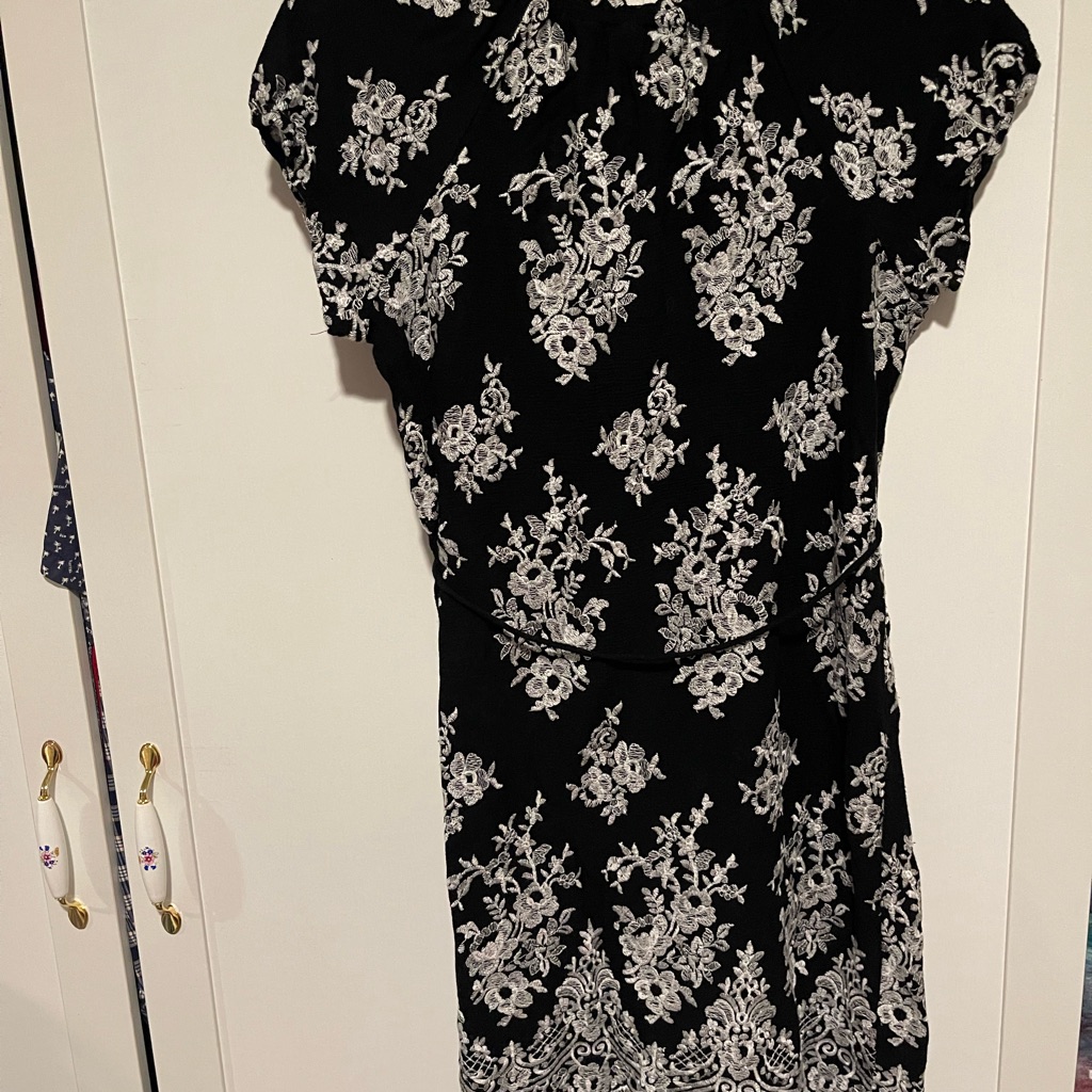 New York And Company Dress, Black And White